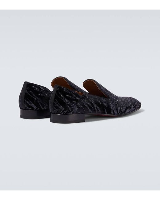 Mocassini Dandy Chic Orlato di Christian Louboutin in Black da Uomo