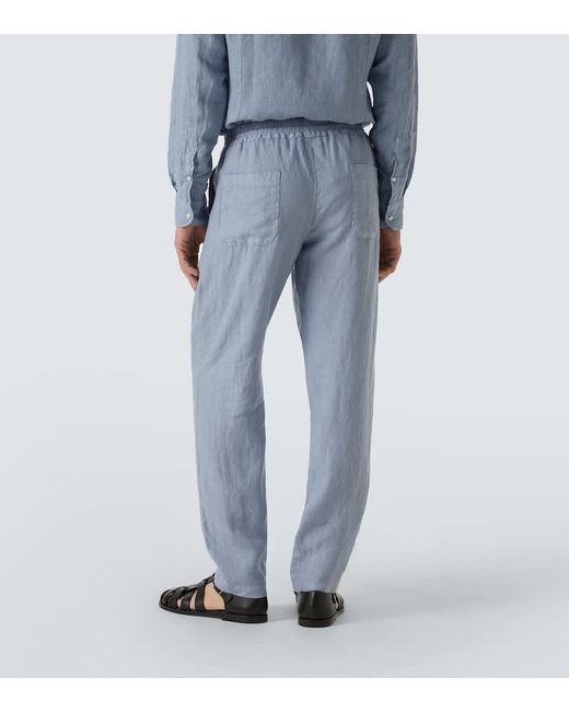 Pantaloni Regular di Thom Sweeney in Blue da Uomo