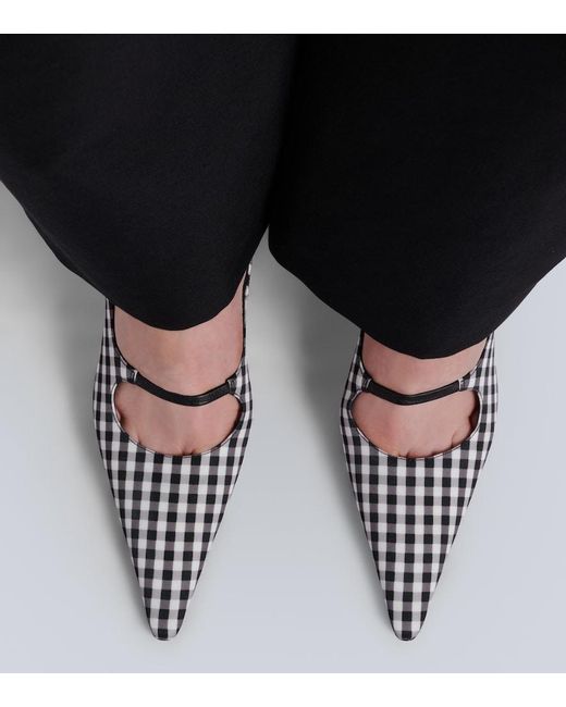 Alaïa White Slingback-Pumps Drop