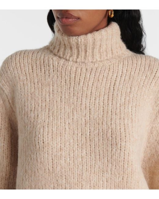 Dorothee Schumacher Natural Soft Happiness Wool-Blend Turtleneck Sweater