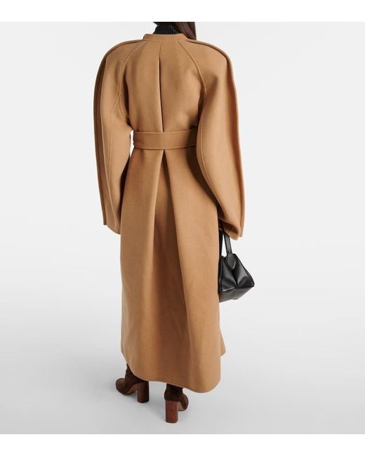 Khaite Natural Rothen Wool Coat