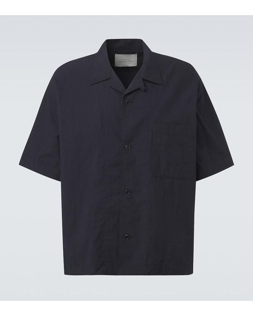 Studio Nicholson Blue Agios Cotton Shirt for men