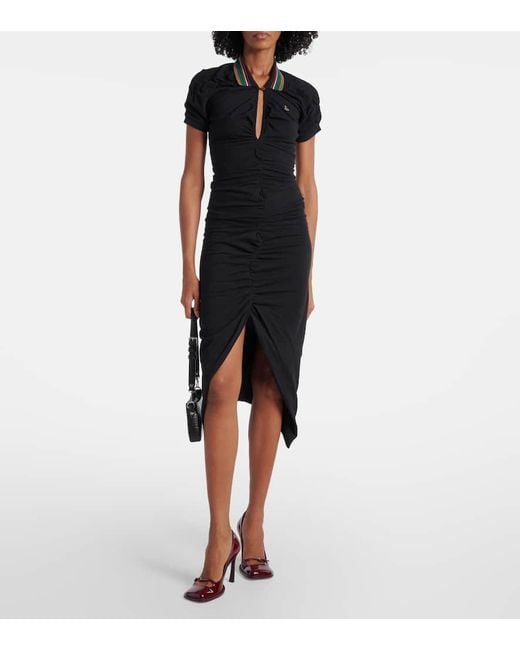 Vestido Pulling Orb De Algodon Vivienne Westwood de color Black