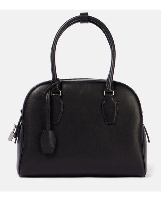 The Row Black Tote India 10.00 Aus Leder