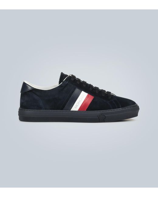 moncler blue trainers