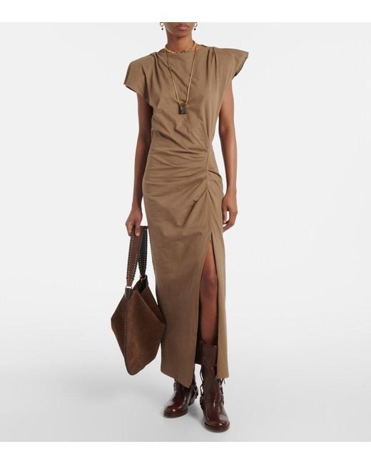 Isabel Marant Brown Nadela Long Dress