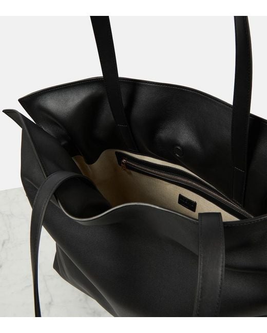 Loewe Black Flamenco Xl Leather Clutch