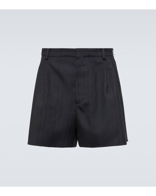 Prada Black Wool Shorts for men