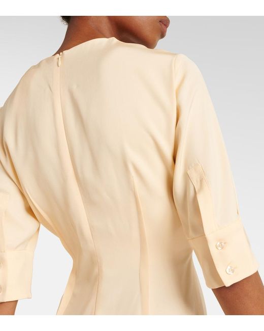 Sportmax Natural Sele Midi Dress