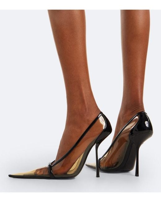 Saint Laurent Black Pumps Brigitte Mit Leder