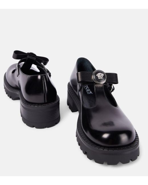 Versace Black Derbies Loafer