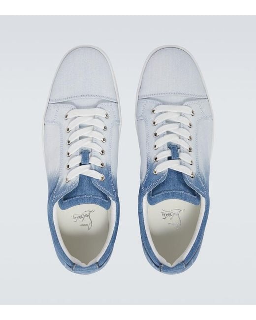 Christian Louboutin Blue Sneakers Fun Louis Junior for men