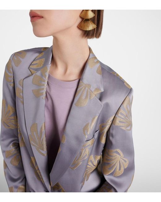Dries Van Noten Gray Coats & Jackets