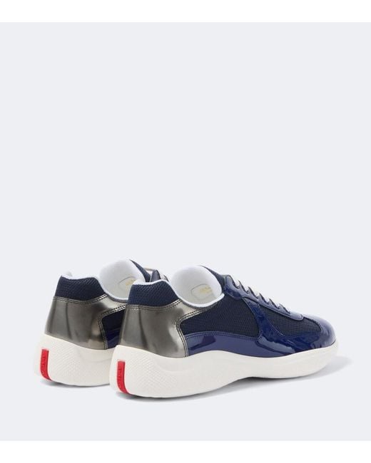 Prada Blue America's Cup Sneakers for men