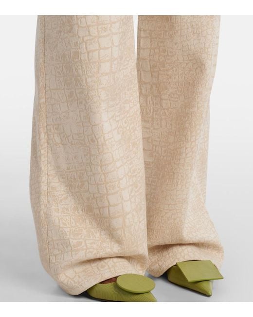 I Pantaloni Larghi di Jacquemus in Natural
