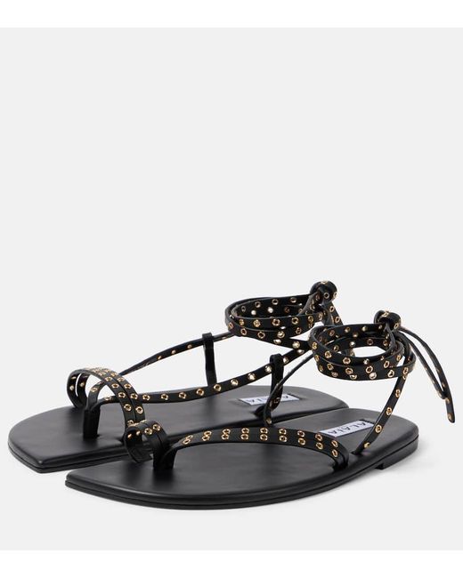 Sandalias Marsa De Piel Adornada Alaïa de color Black