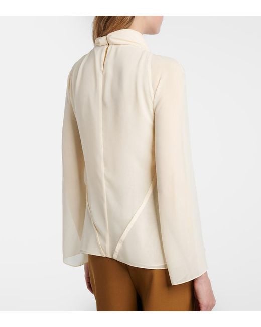 Altuzarra Natural Cara Draped Top