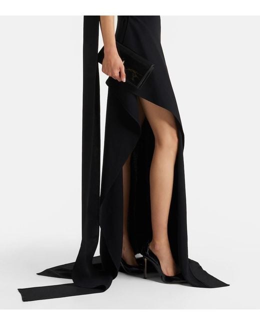Maticevski Black Priority Draped Gown