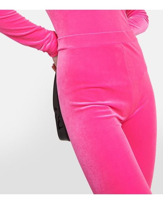 Alexandre Vauthier Pink Jersey Leggings