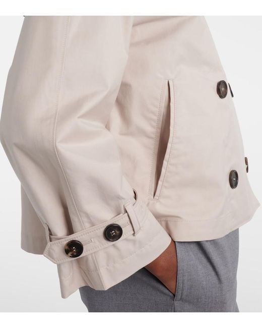 Max Mara Natural The Cube Tesoro Cotton-Blend Twill Jacket