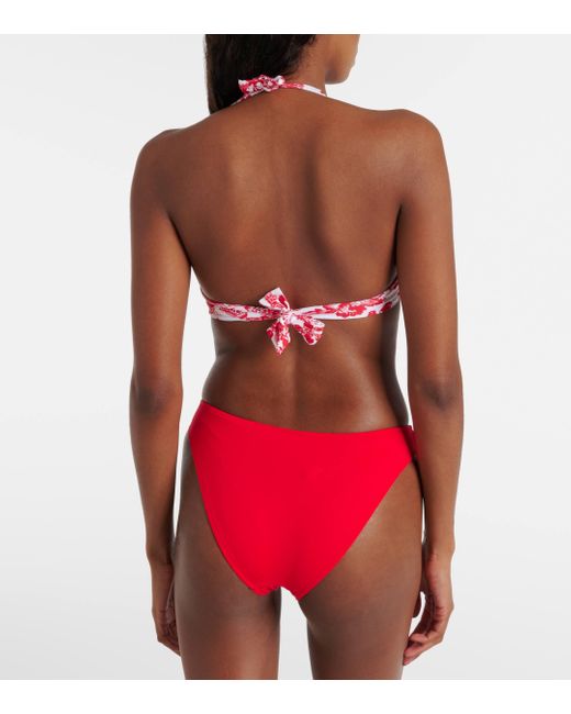 Culotte de bikini Martinique Melissa Odabash en coloris Red