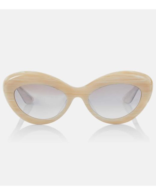 Khaite White X Oliver Peoples 1968c Cat-eye Sunglasses