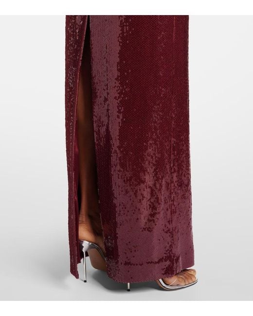 Rebecca Vallance Purple X Nicky Hilton Robe Zelda Mit Pailletten