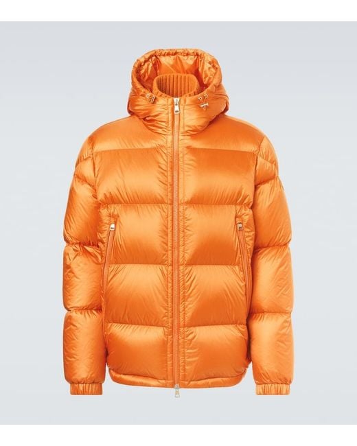 Moncler Orange Rivau Down Jacket for men