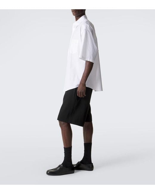 Mocassini Stringati Hood di Jil Sander in Black da Uomo
