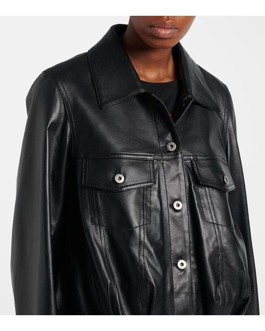 Loewe Black Leather Jacket
