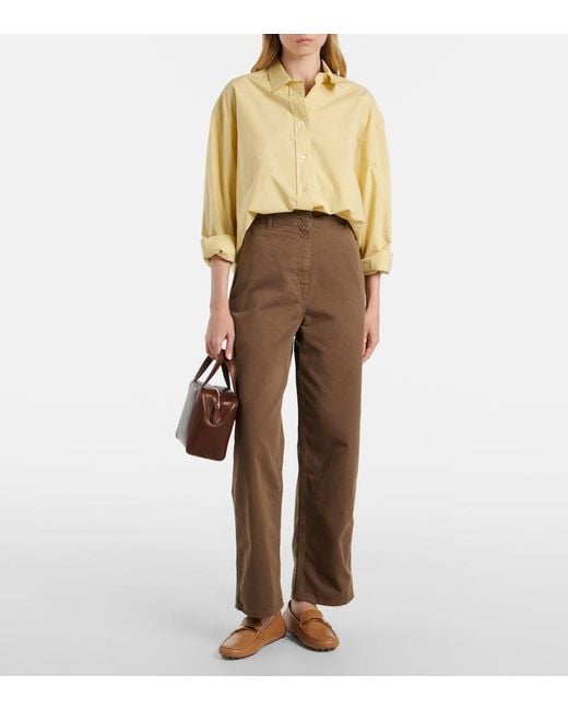 Tod's Brown Gommino Embellished Leather Loafers