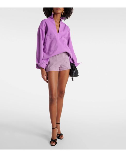 Blouse Loretta en coton Max Mara en coloris Purple