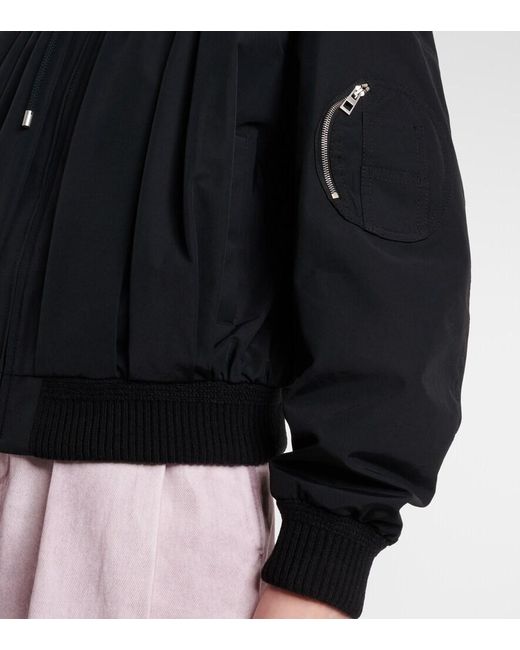 Loewe Black Technical Cotton-Blend Jacket