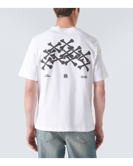 T-shirt en coton a logo Amiri pour homme en coloris White