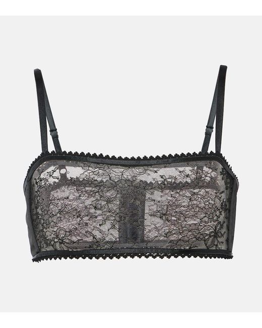 Wardrobe NYC Gray Bralette Aus Spitze