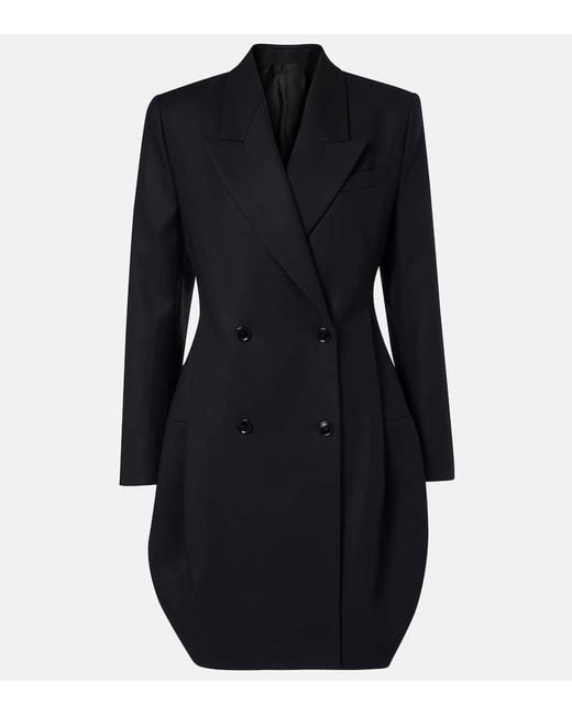 Robe Blazer En Coton Alaïa en coloris Blue