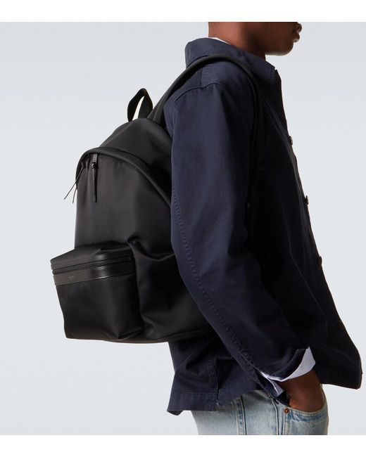 Saint Laurent Black City Backpack for men