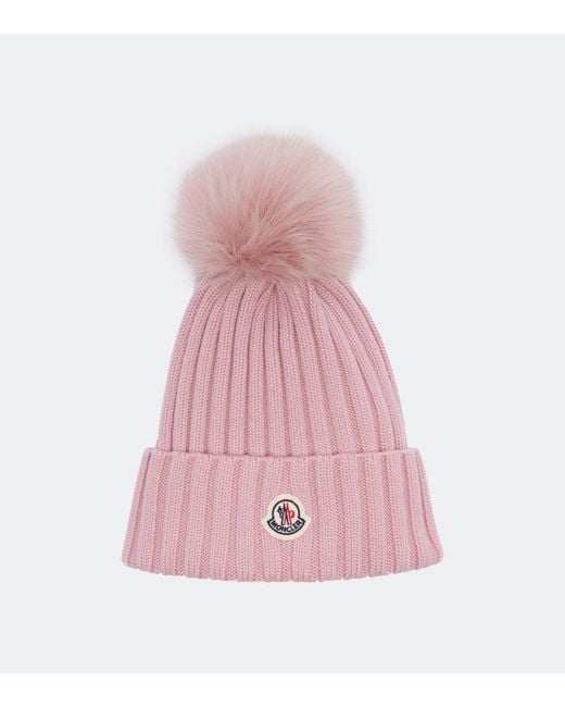 Berretto di Moncler in Pink