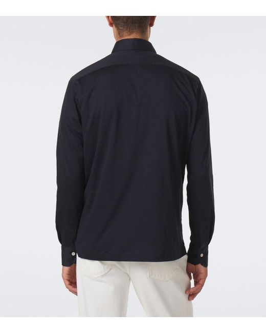 Polo De Algodon Kiton de hombre de color Blue