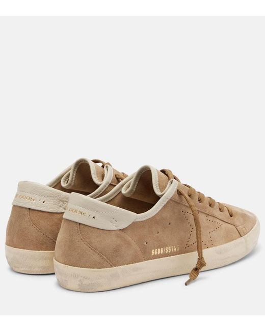 Golden Goose Deluxe Brand Brown Super-Star Suede Sneakers