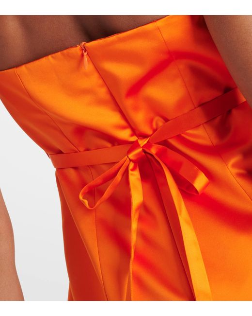 Robe Patou en coloris Orange