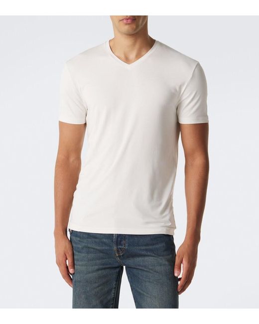 Gucci White Jersey T-Shirt for men