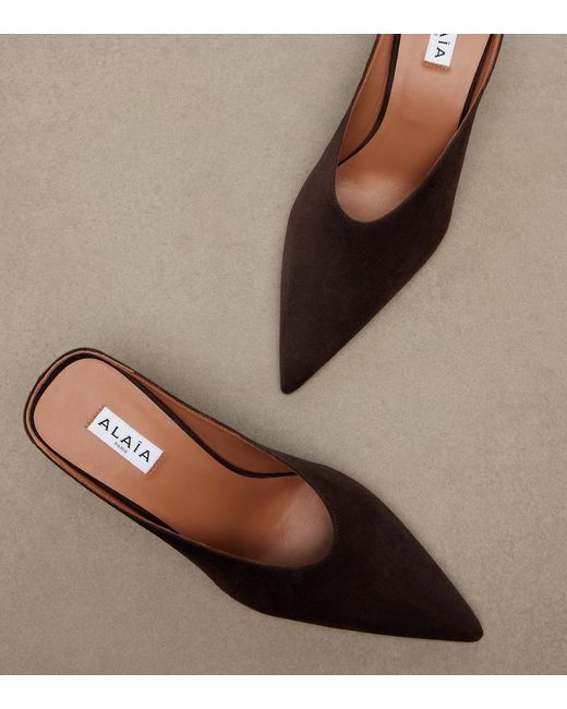 Mules Cube di Alaïa in Brown