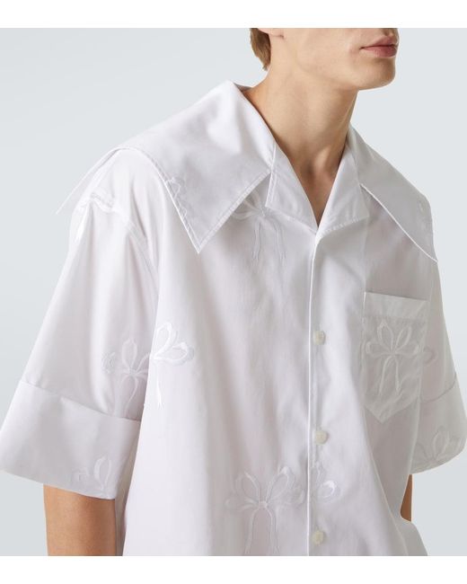 Camicia di Simone Rocha in White da Uomo