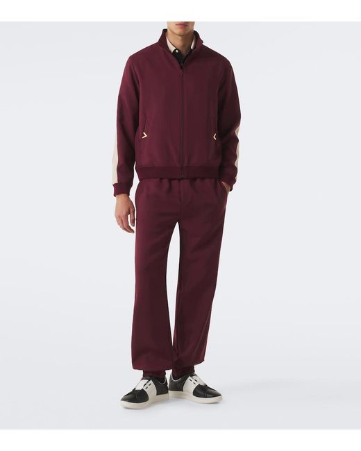 Valentino Purple Vgold Track Jacket for men