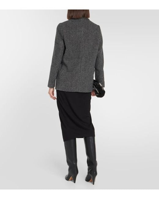 Isabel Marant Gray Jacke Charlyne Aus Wolle