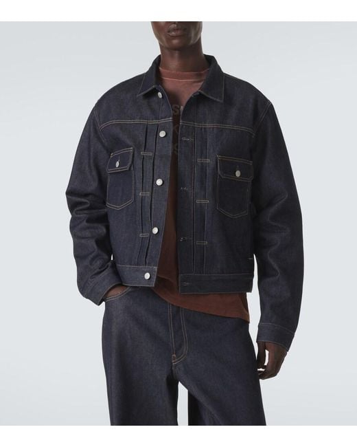 Acne Blue Denim Jacket for men