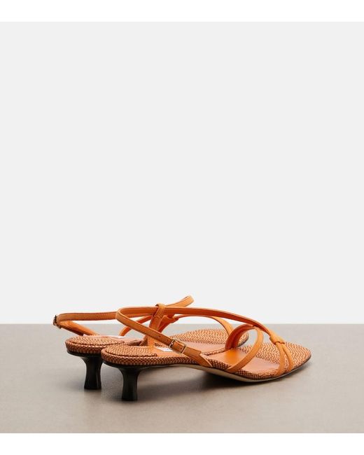 Jimmy Choo Brown Farris Suede Sandals