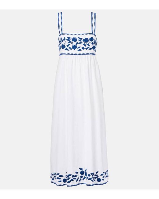 Abito Midi di Juliet Dunn in White