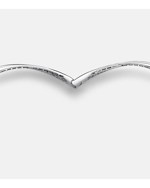 YEPREM Metallic Y-Couture 18Kt Choker With Diamonds